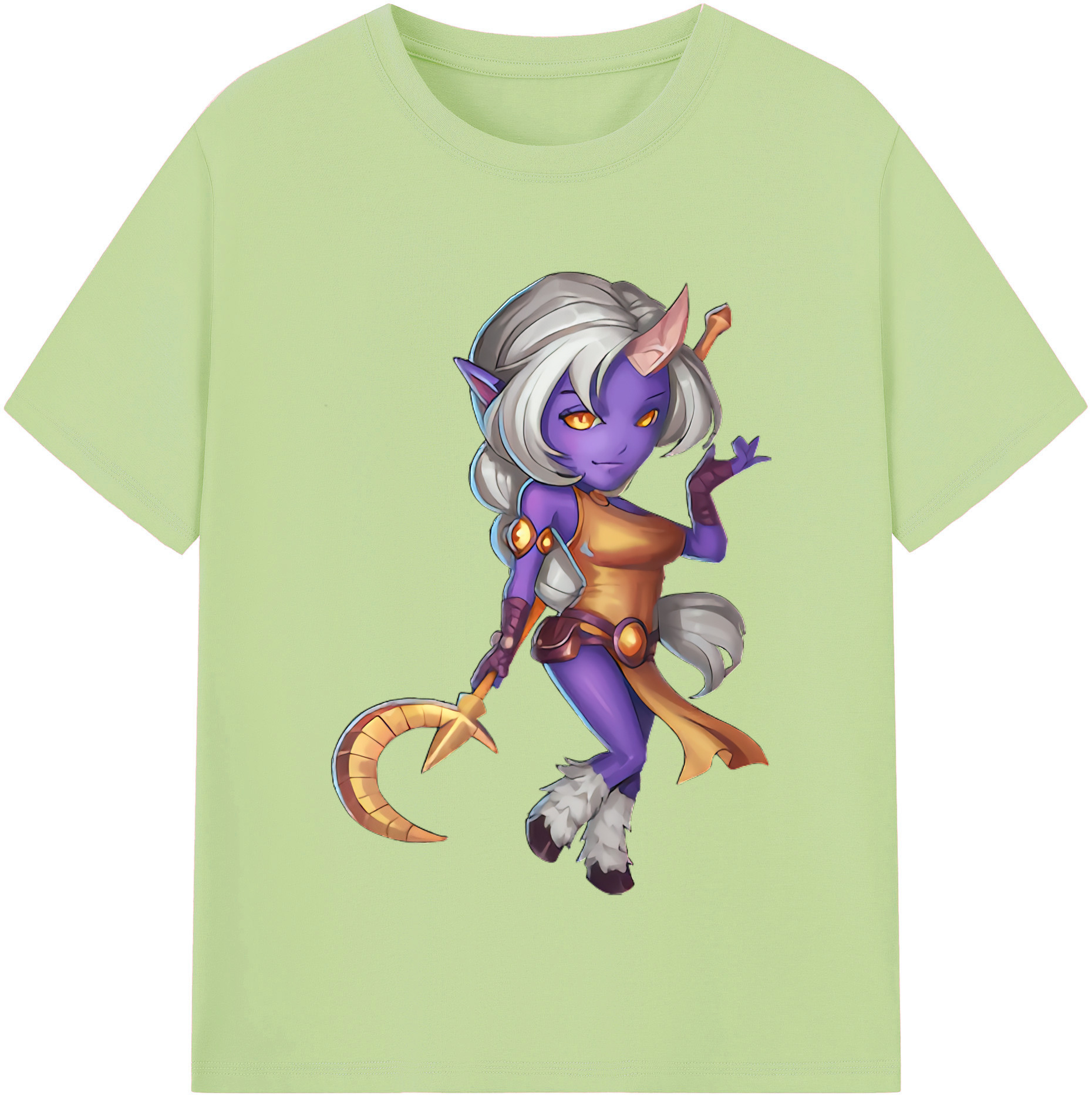 リーグ・オブ・レジェンド League of Legends LOL 綿100％半袖Tシャツ（フロントプリント）